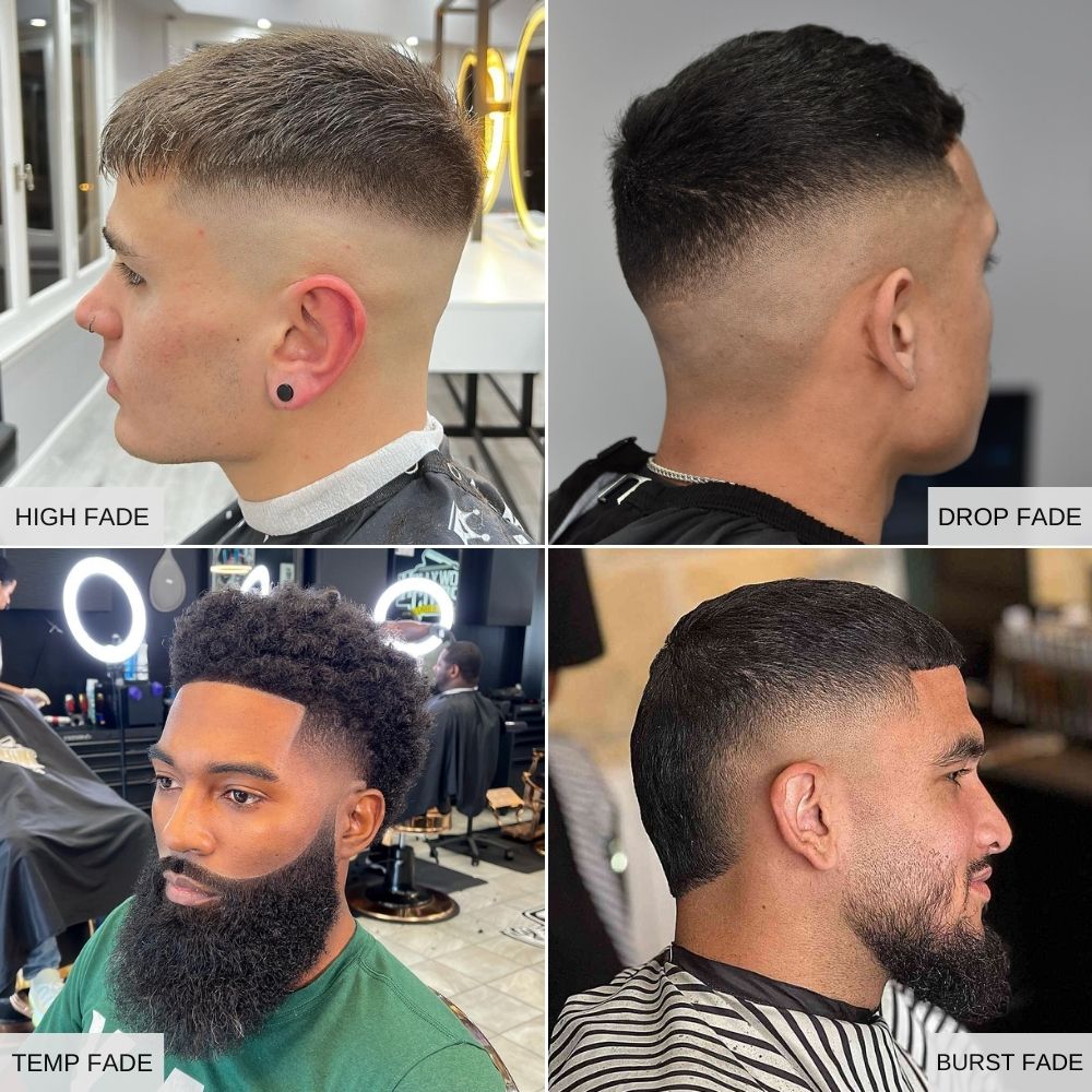 Low Fade Vs Mid Fade Vs High Fade Taper Fade Haircut Low Fade Vs Mid Fade Vs High Fade Taper Fade Haircut