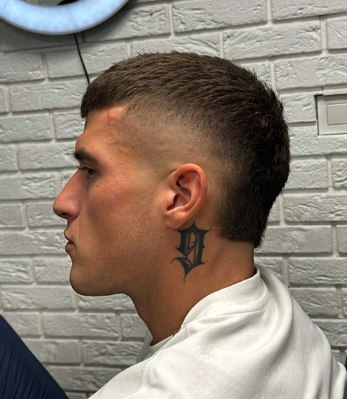High Burst Fade Mohawk