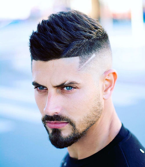 Short Faux Hawk with High Fade