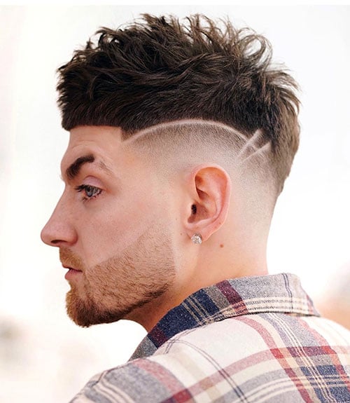 Tousled French Crop with Blunt Fringe