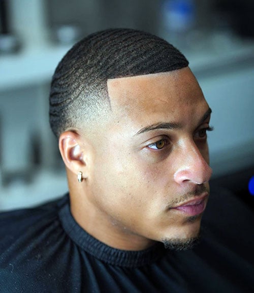 Buzz Cut with Temp Skin Fade