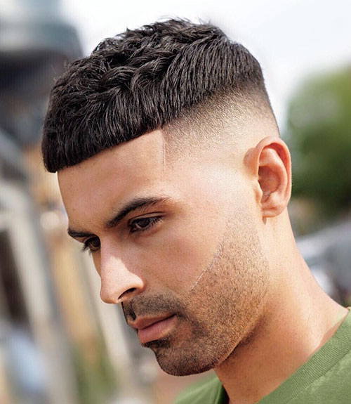 Straight Fringe Fade