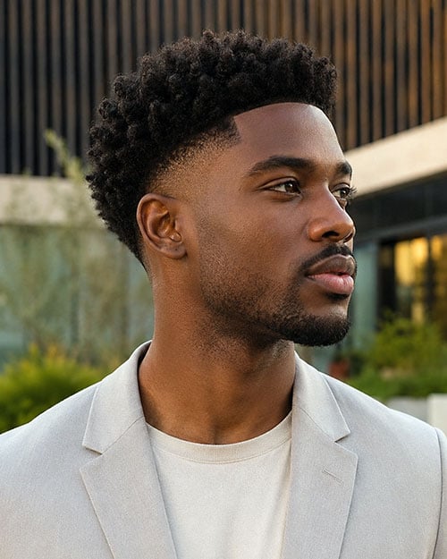 Afro Temp Fade