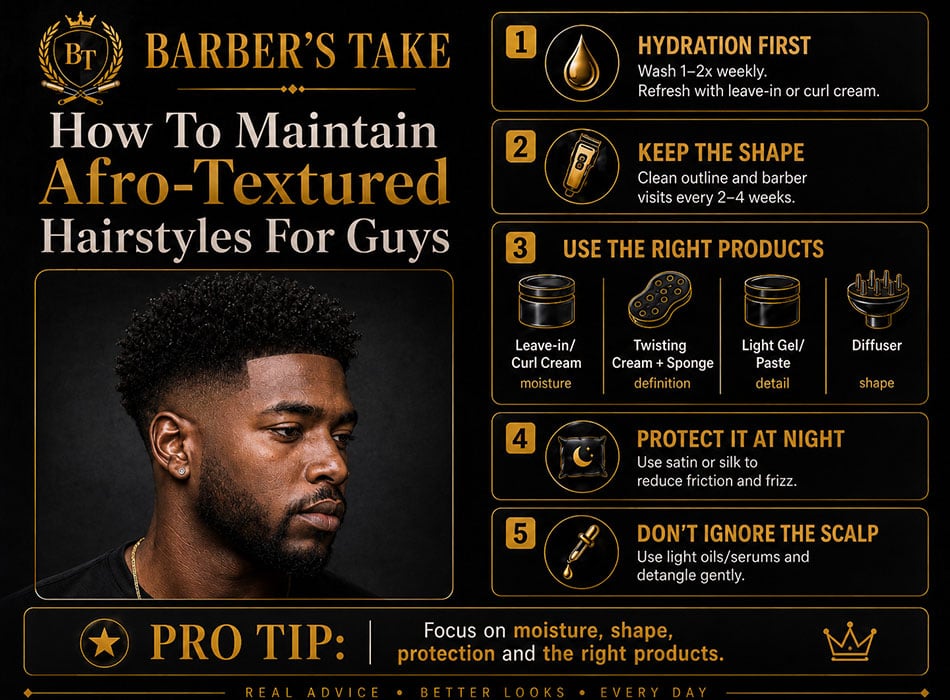 How To Get A Stylish Afro Haircut For Black Men