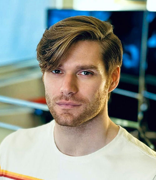 Long Side Swept Hair