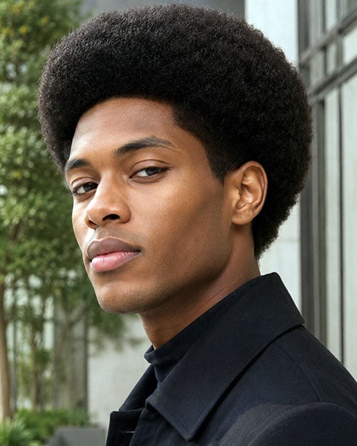 Old-School Afro