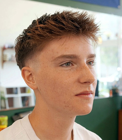 Spiky Hair Fade