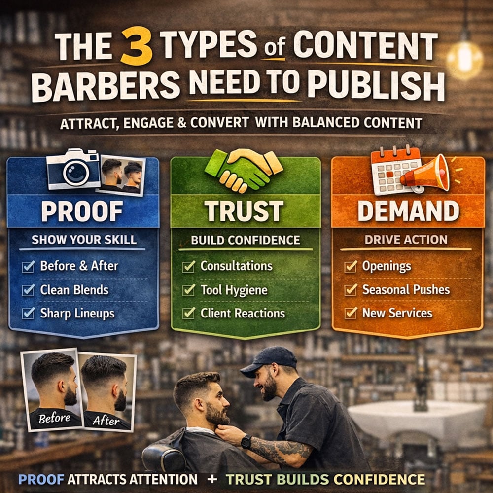 Types of Content Every Barber Needs To Publish