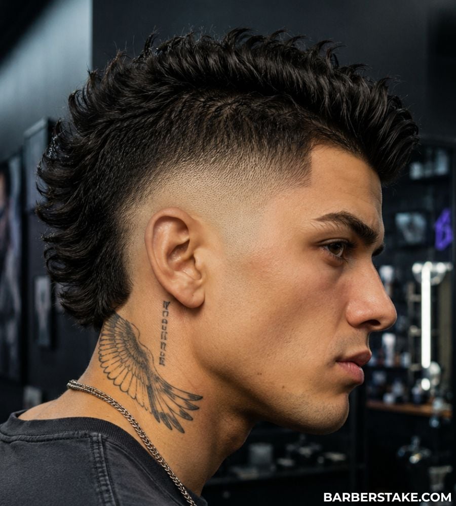 Burst Fade Mohawk