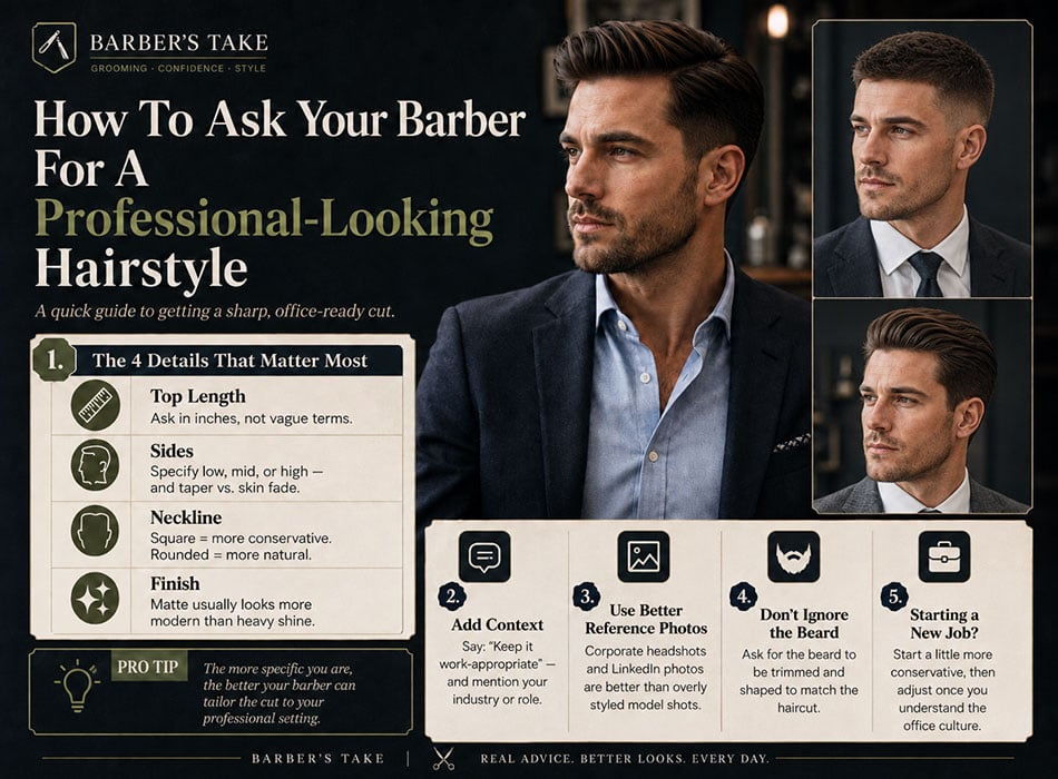 How To Get A Professional Men's Haircut From Your Barber