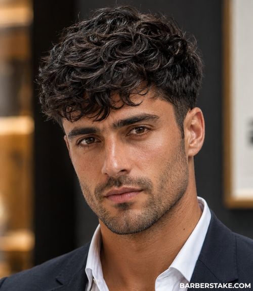 Messy Brushed Forward Waves with Tapered Sides