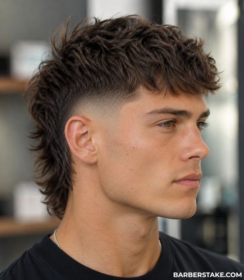 Mid Fade Mullet