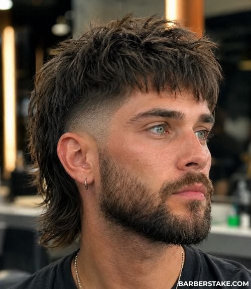 Modern Mullet with Beard