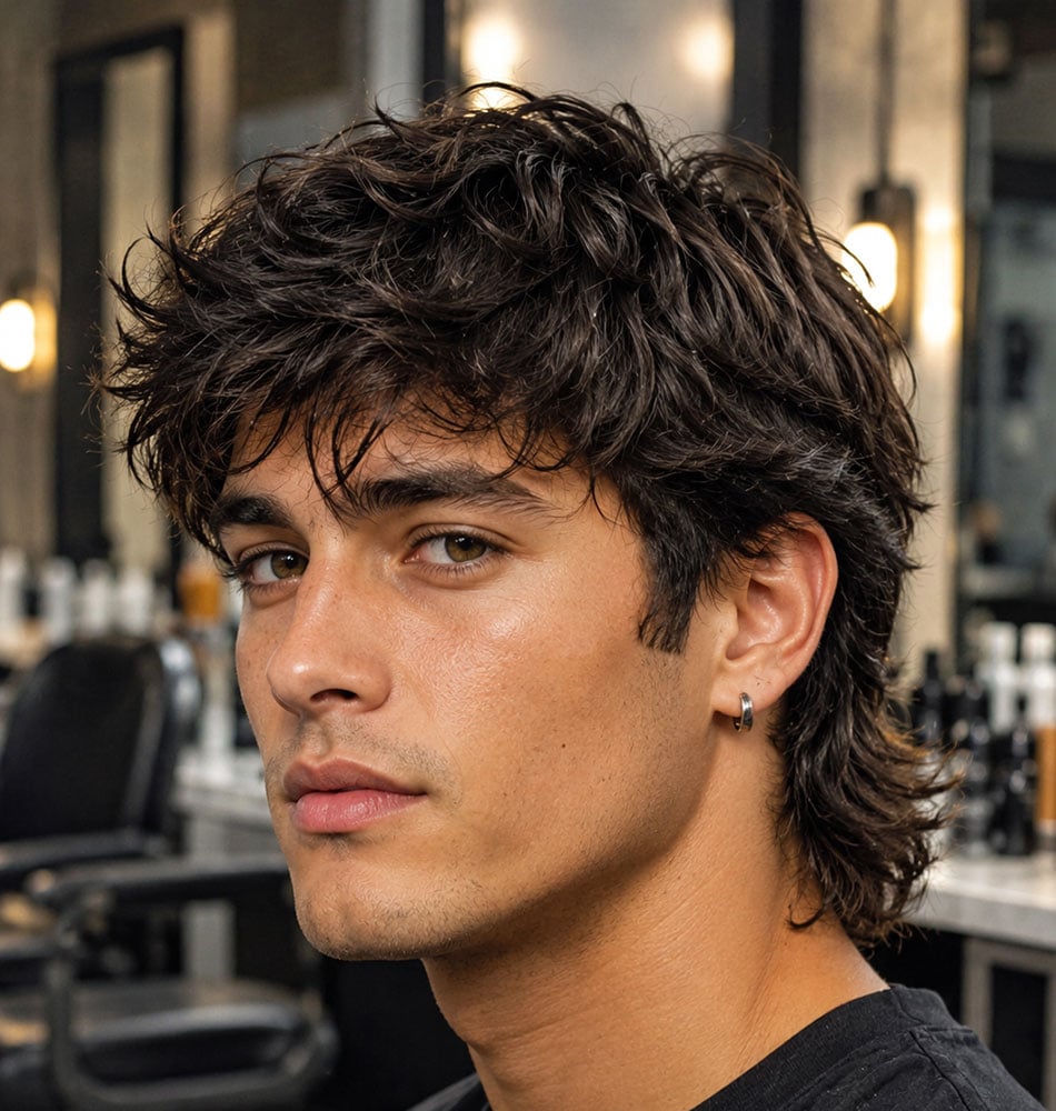 Modern Shaggy Mullet