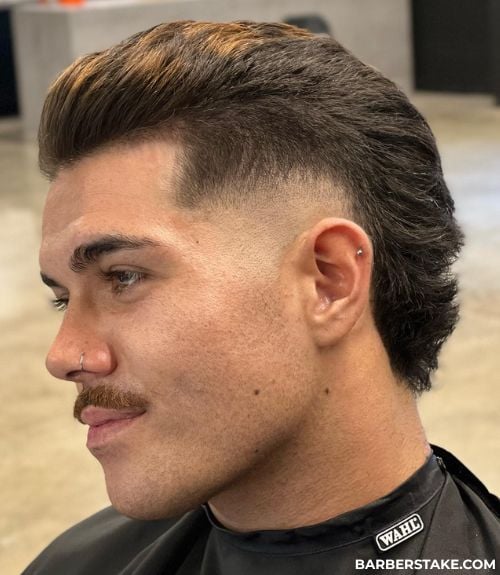 Slicked-Back Mullet