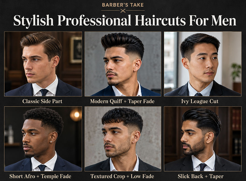 Stylish Professional Haircuts For Men