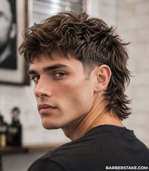 Taper Fade Mullet