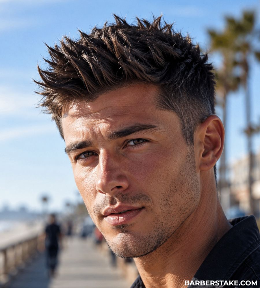 Textured Spiky Hair