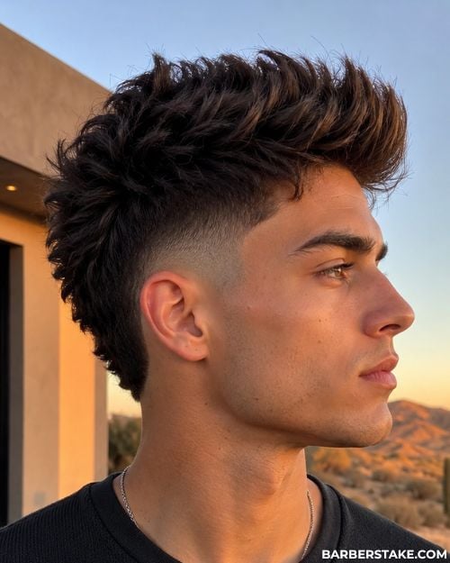 Burst Fade Quiff