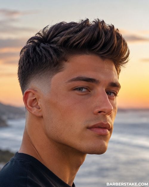 Drop Fade Quiff