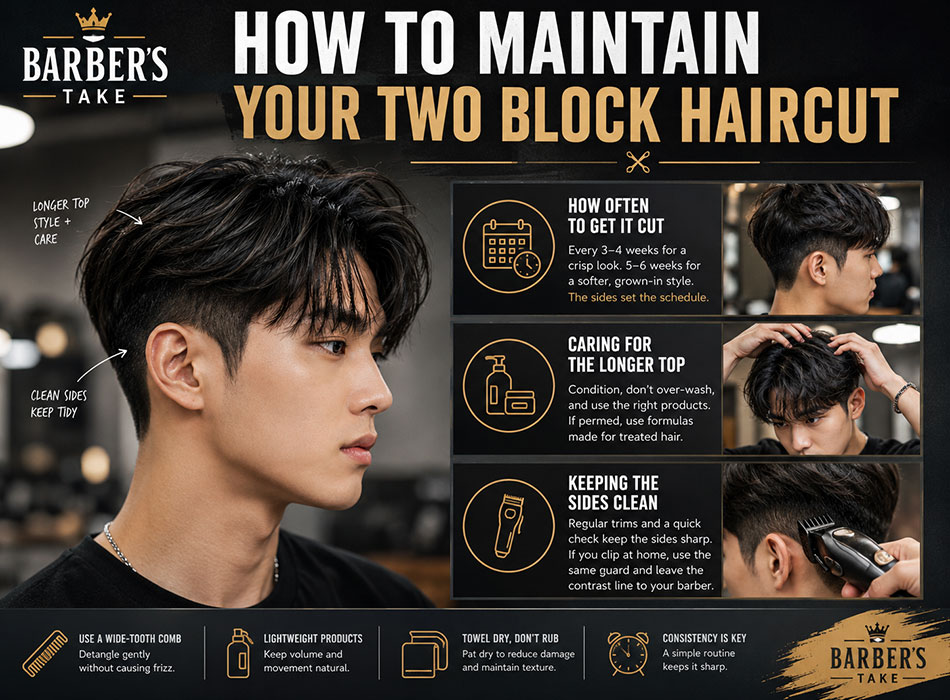 How To Maintain Your Two Block Haircut
