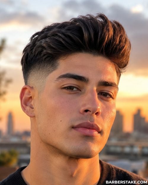 Mid Fade Quiff