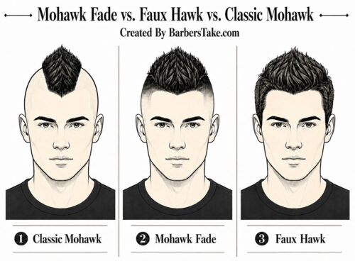 The Mohawk Fade: 23 Modern Styles (A Complete Barber's Guide)