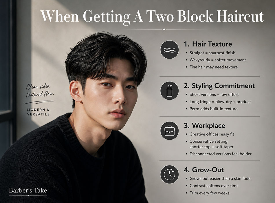 When Getting A Two Block Haircut