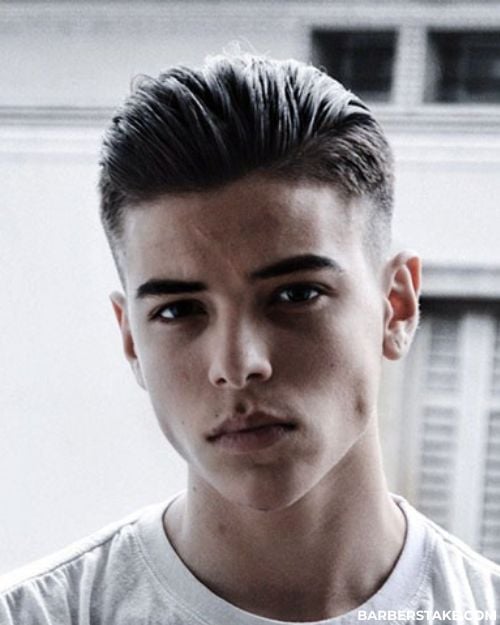 Flowing Slick Back Undercut