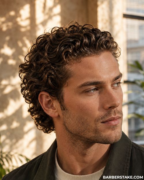 Curly Slick Back