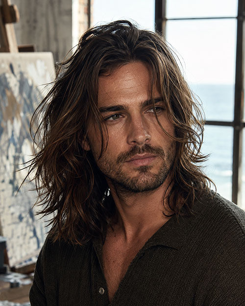 Long Messy Hair
