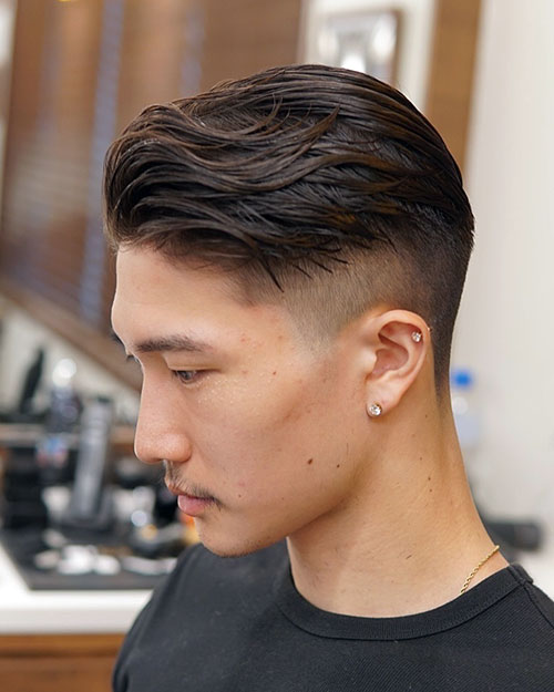 Loose Slick Back Undercut