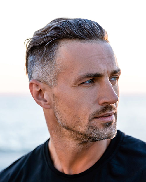 Mature Slick Back