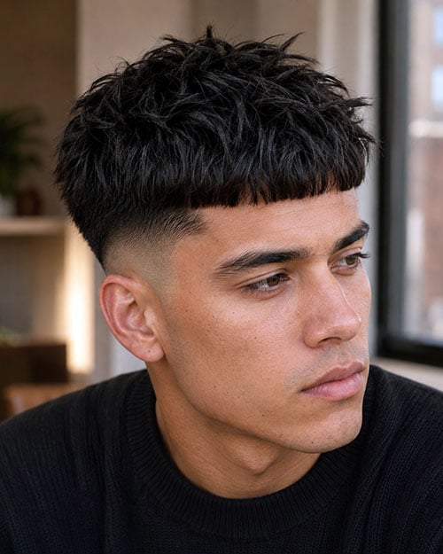 Messy Edgar Cut