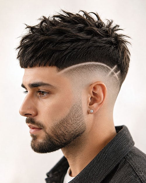 Messy Hair Fade