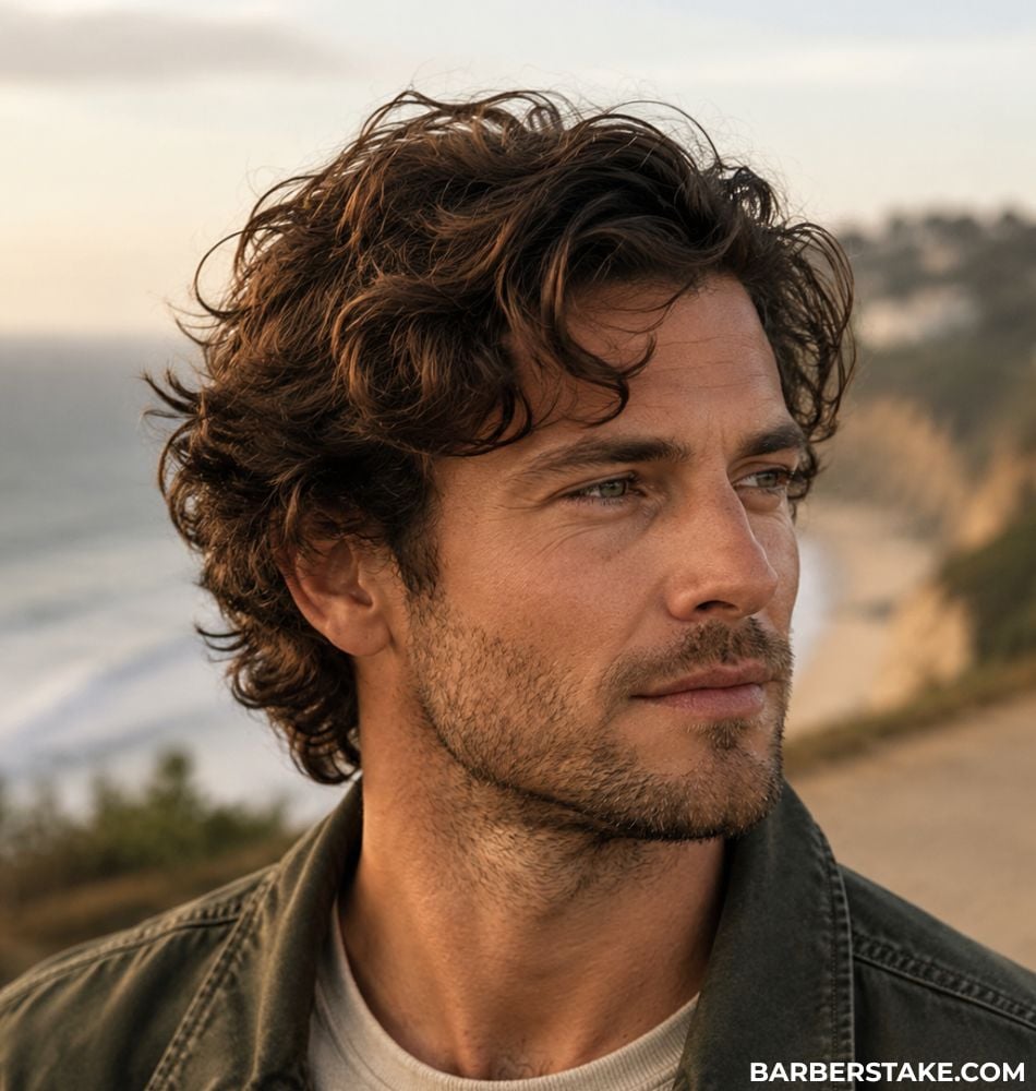 Messy Medium Hairstyles For Guys