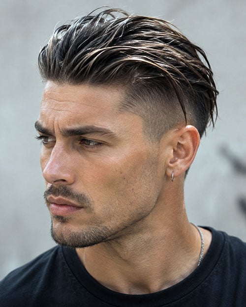 Messy Undercut Style