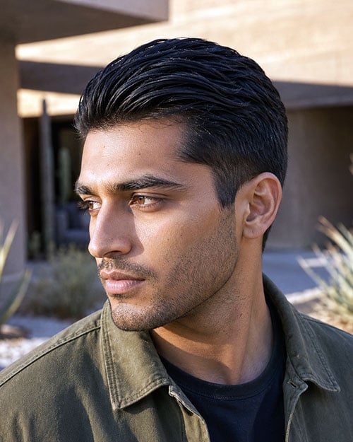 Short Slick Back