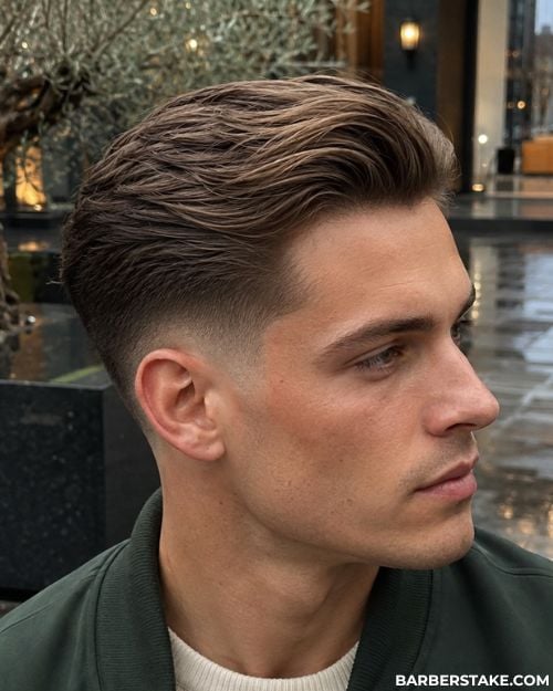Slick Back with Low Fade