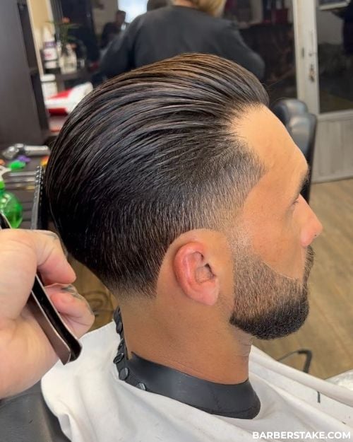 Slick Back with Taper