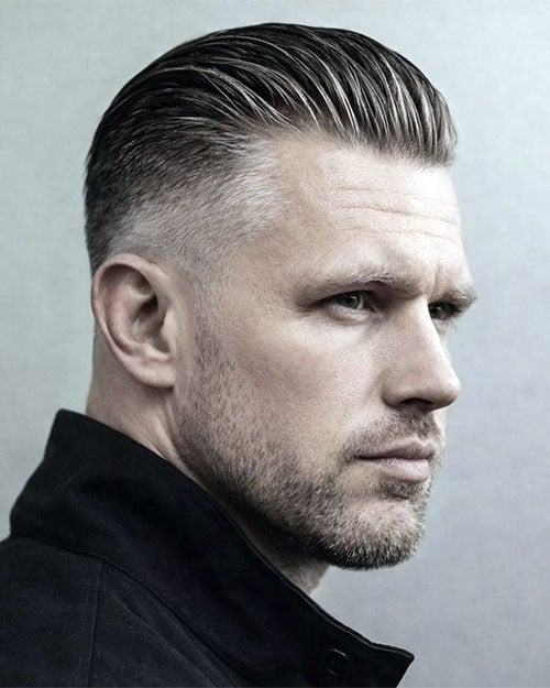 Slicked Back Taper Fade