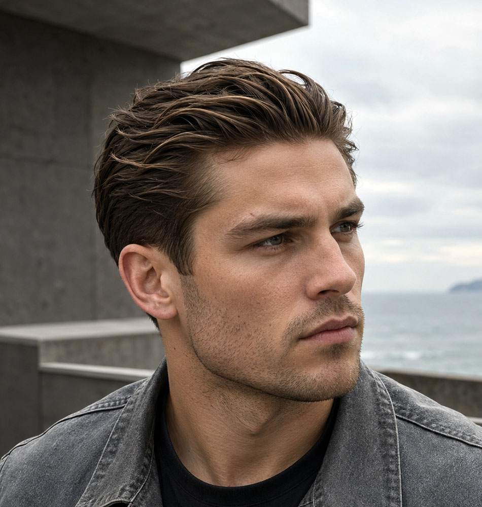 Textured Slick Back