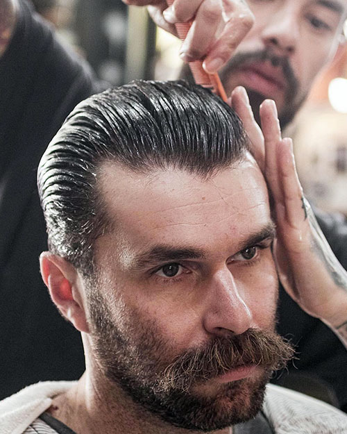 Widow's Peak Slick Back